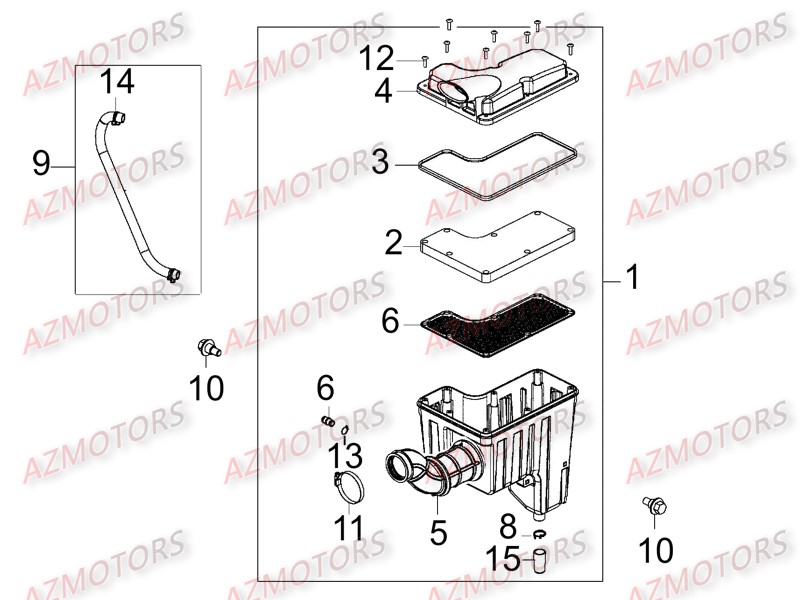 Boite A Air AZMOTORS 