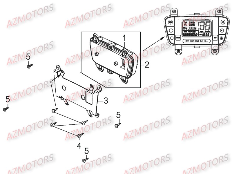Compteur De Vitesse AZMOTORS 