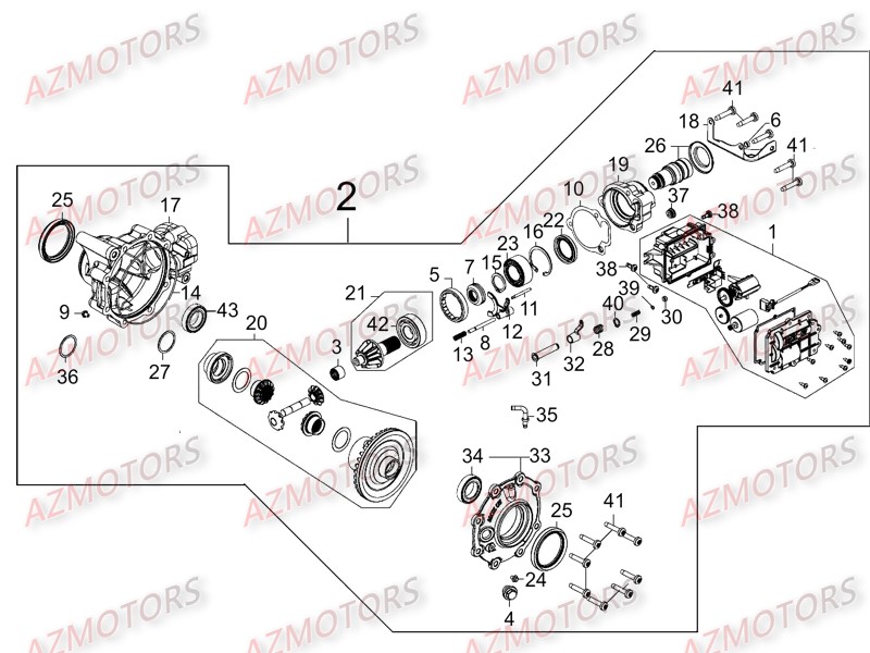 Differentiel Avant AZMOTORS 