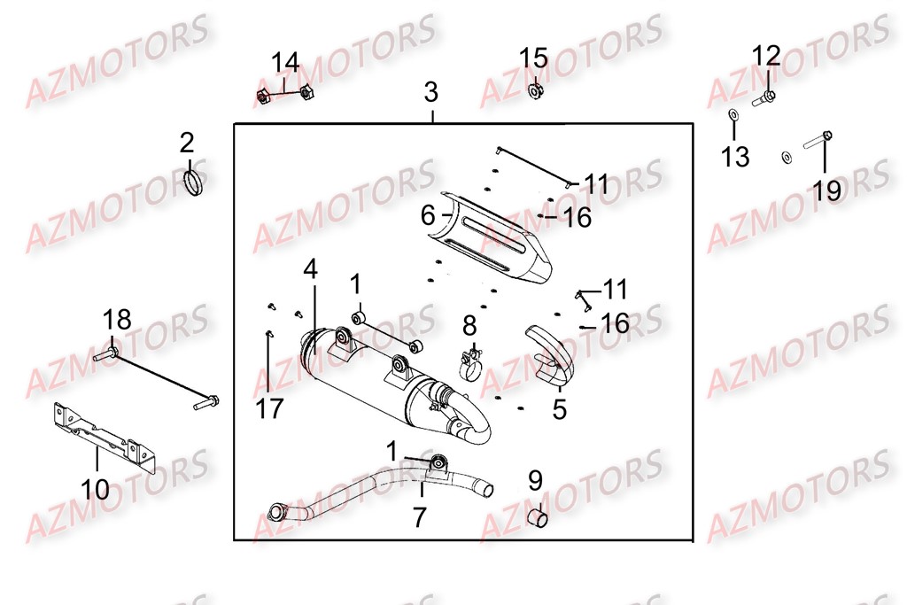 Echappement AZMOTORS 