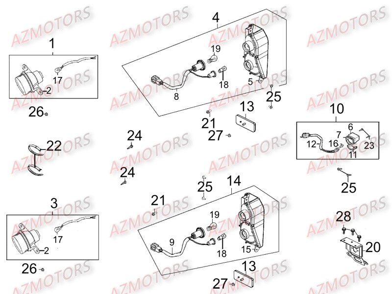 Feux Arrieres AZMOTORS 