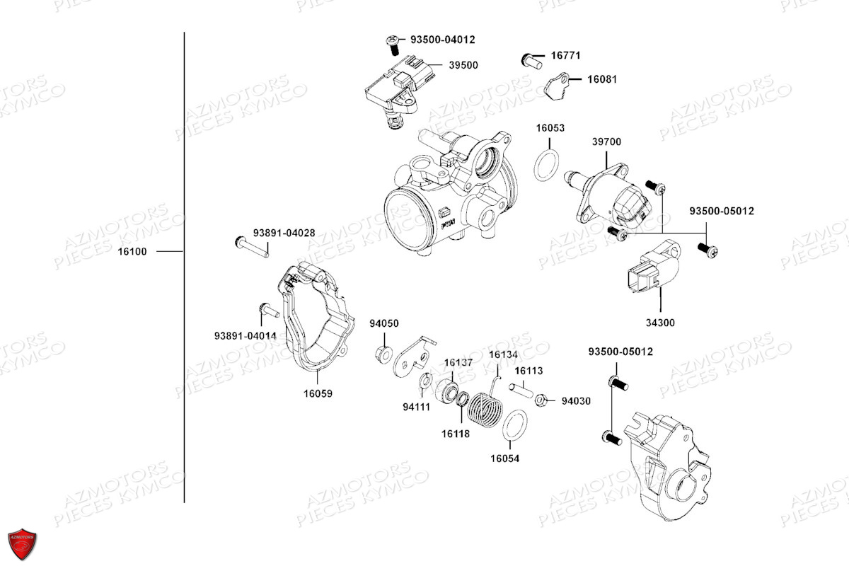 Carburation KYMCO Pieces KYMCO UXV 700I SPORT EPS T1A (UBADMD)