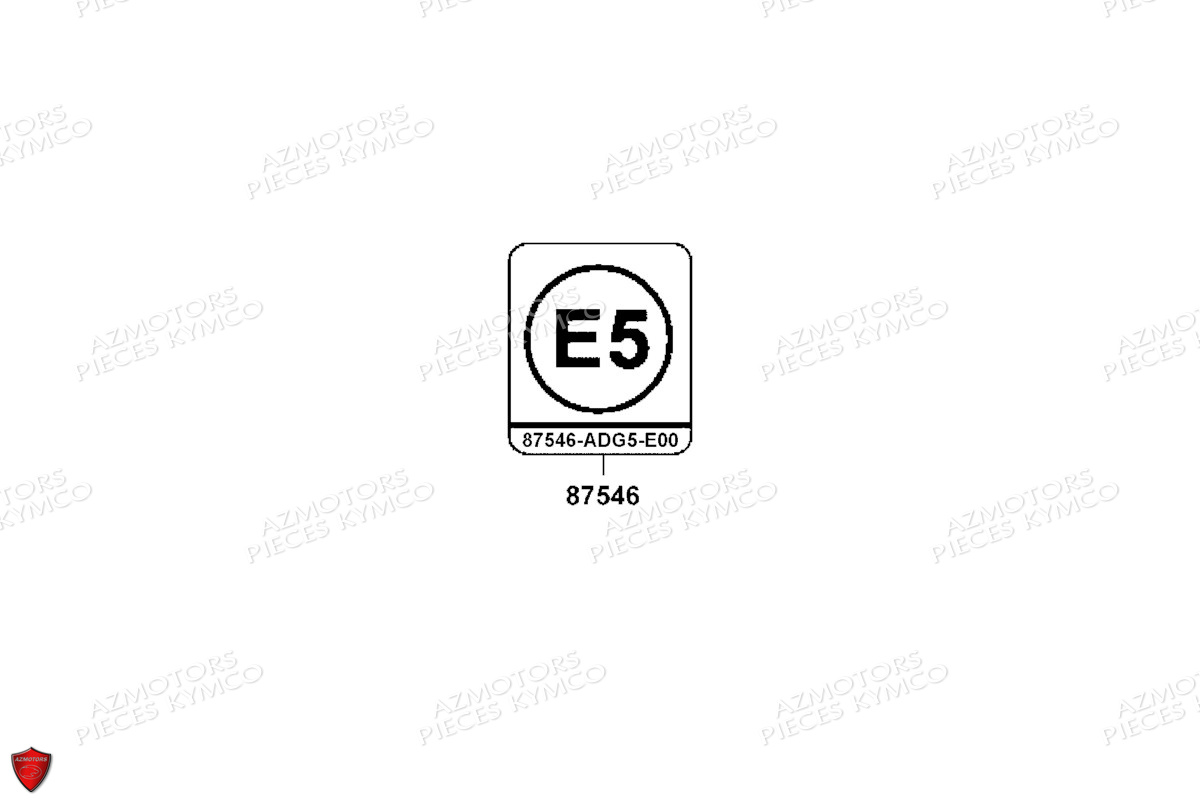 Label De Reservoir KYMCO Pieces KYMCO UXV 700I SPORT EPS T1A (UBADMD)