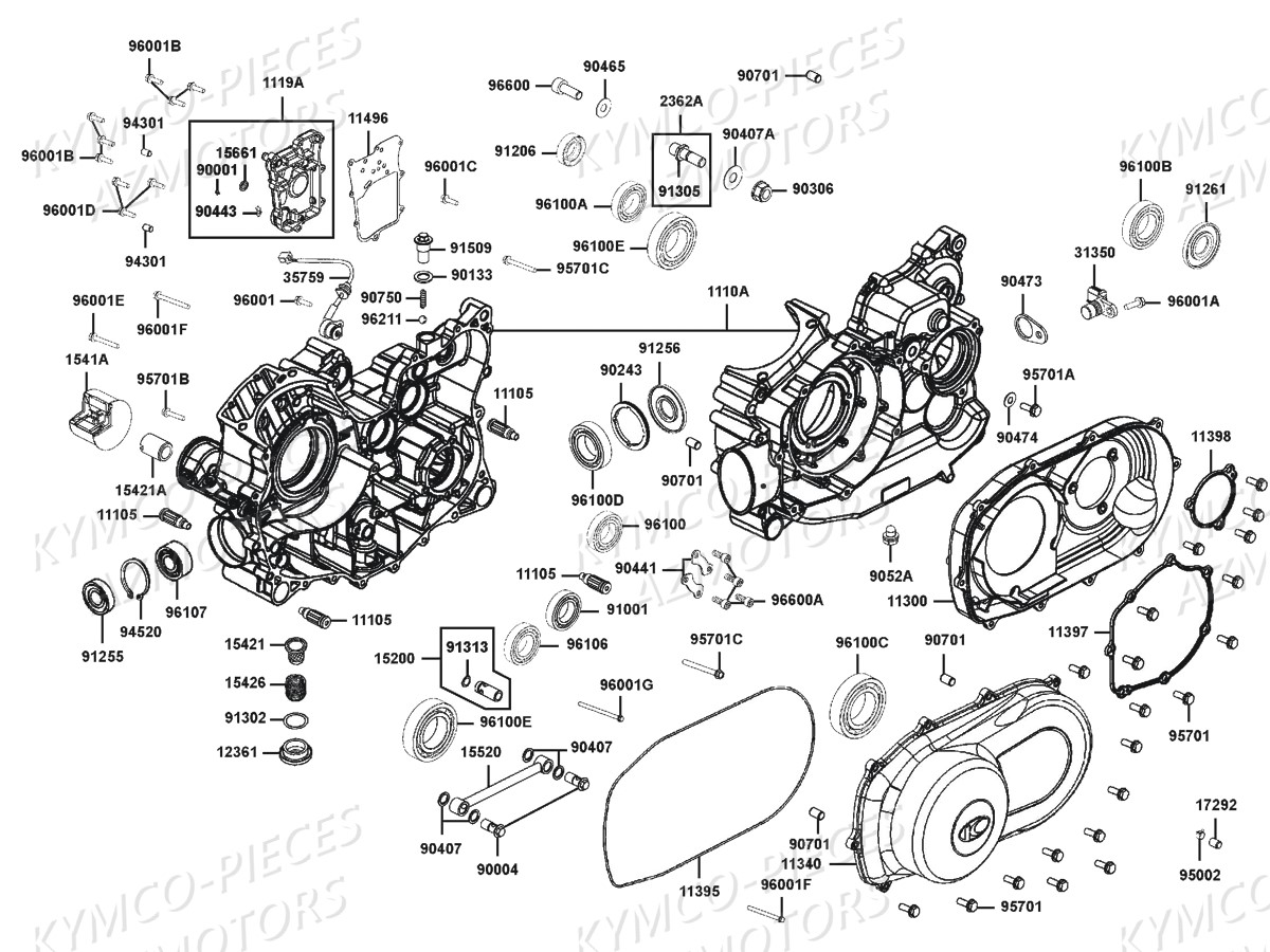 CARTERS MOTEUR AZMOTORS UXV 700i SPORT Euro4