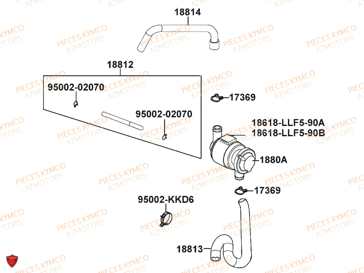 RENIFLARD AZMOTORS UXV 700i SPORT Euro4