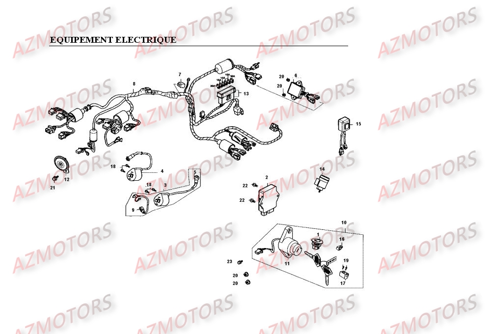 EQUIPEMENT ELECTRIQUE pour VENOX250