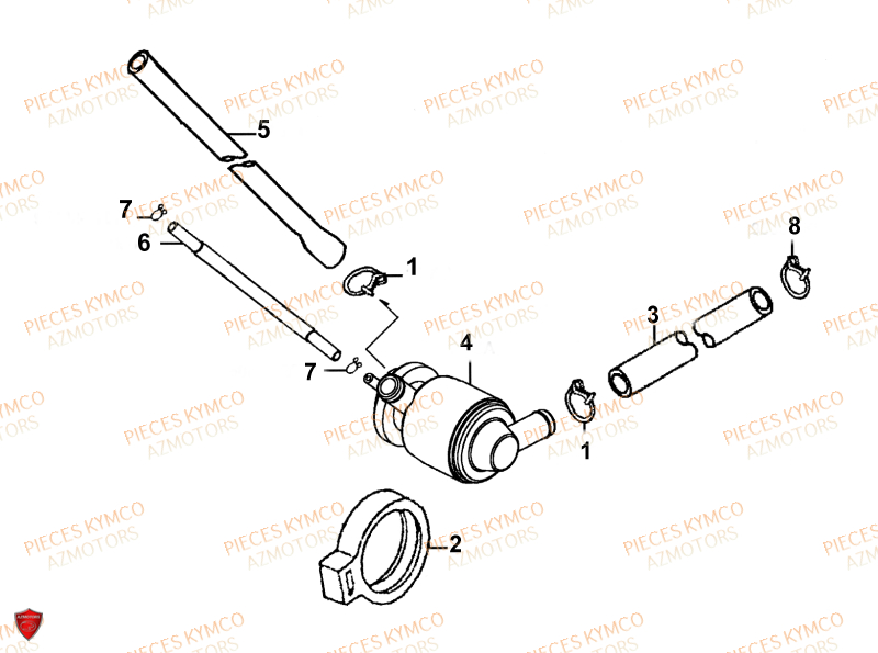 RENIFLARD KYMCO VITALITY 50 4T