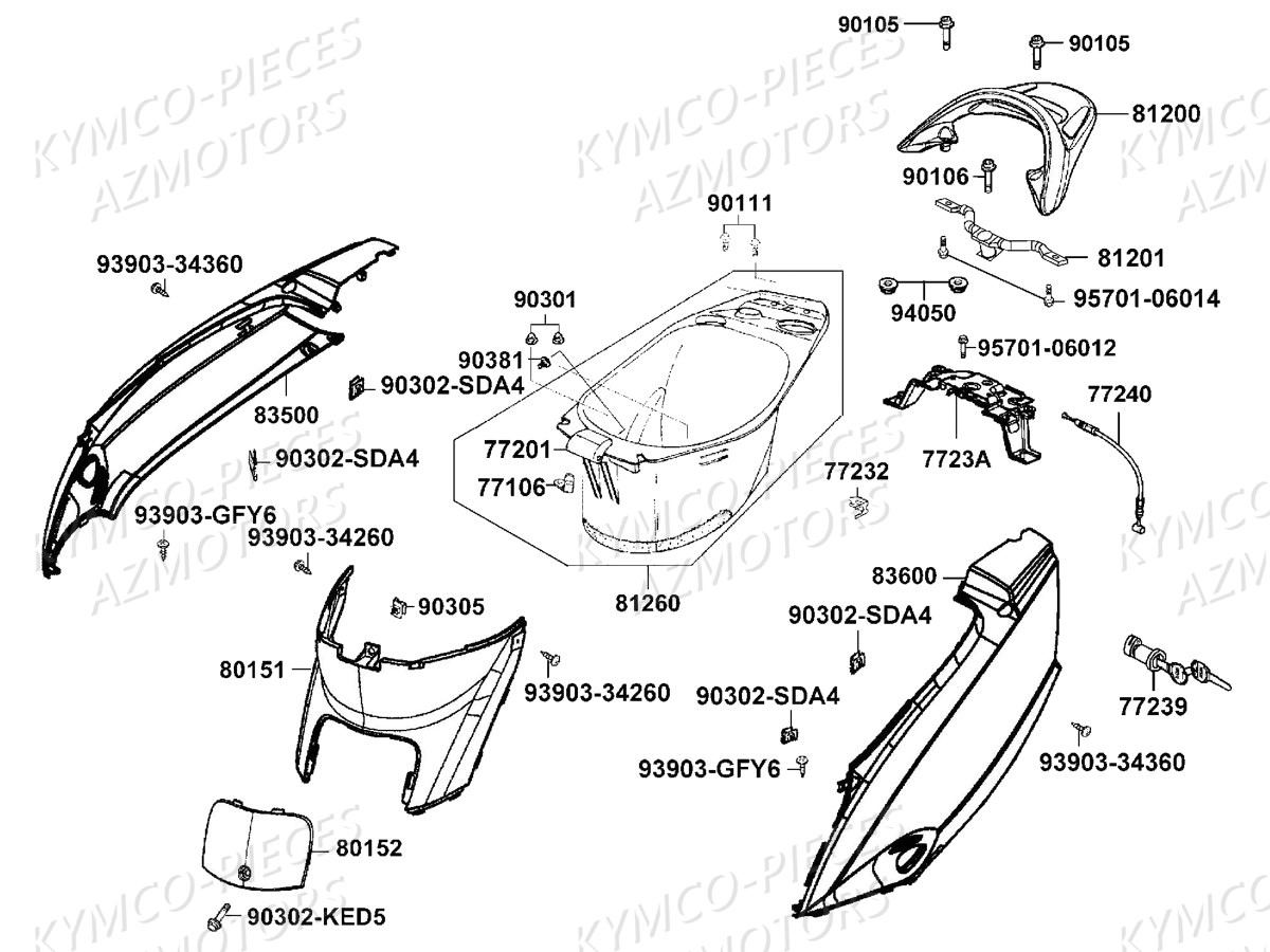 Relé Intermitente Kymco Vitality 50