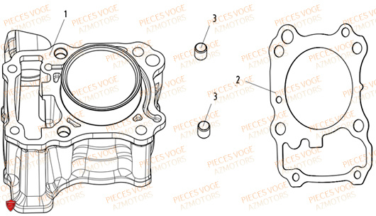 CYLINDRE VOGE VOGE 125 R