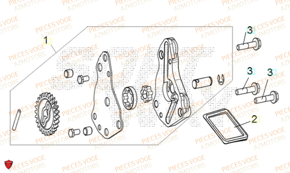 Pompe A Huile VOGE Pieces VOGE 125R EURO V