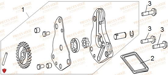 POMPE A HUILE VOGE VOGE 125 R