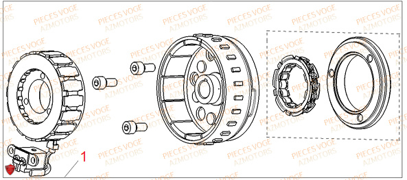 STATOR VOGE VOGE 125 R