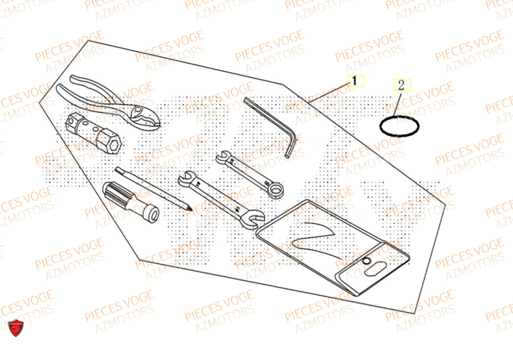Trousse A Outils VOGE Pieces VOGE 125R EURO V