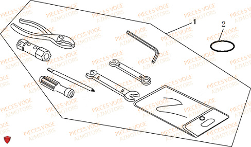 TROUSSE A OUTILS VOGE VOGE 125 R