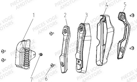 Cache De Finition VOGE Pieces VOGE 300 AC Euro4 - 2020