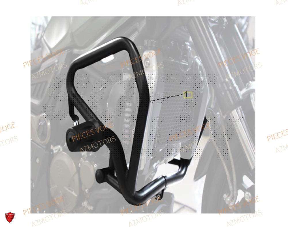 Protege Carter AZMOTORS Pieces VOGE 300 AC Euro4 - 2020