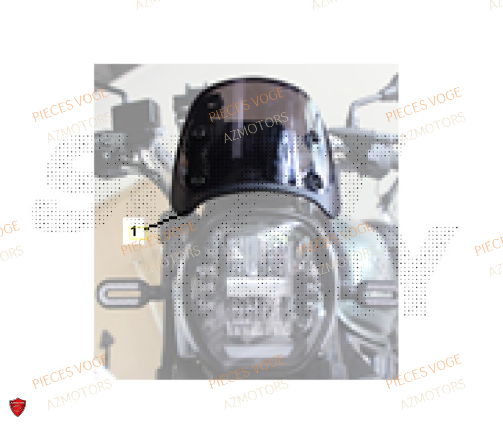 Saut Vent AZMOTORS Pieces VOGE 300 AC Euro4 - 2020