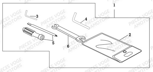 Trousse A Outils VOGE Pieces VOGE 300 AC Euro4 - 2020