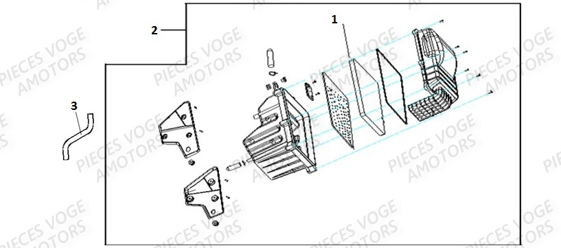 Boite A Air VOGE Pieces VOGE 300 AC Euro5 - 2021