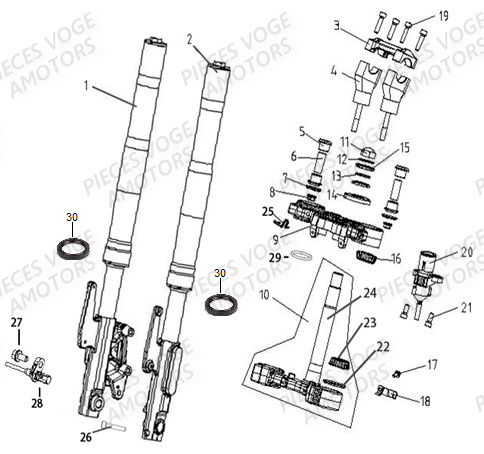 Train Avant VOGE Pieces VOGE 300 AC Euro5 - 2021