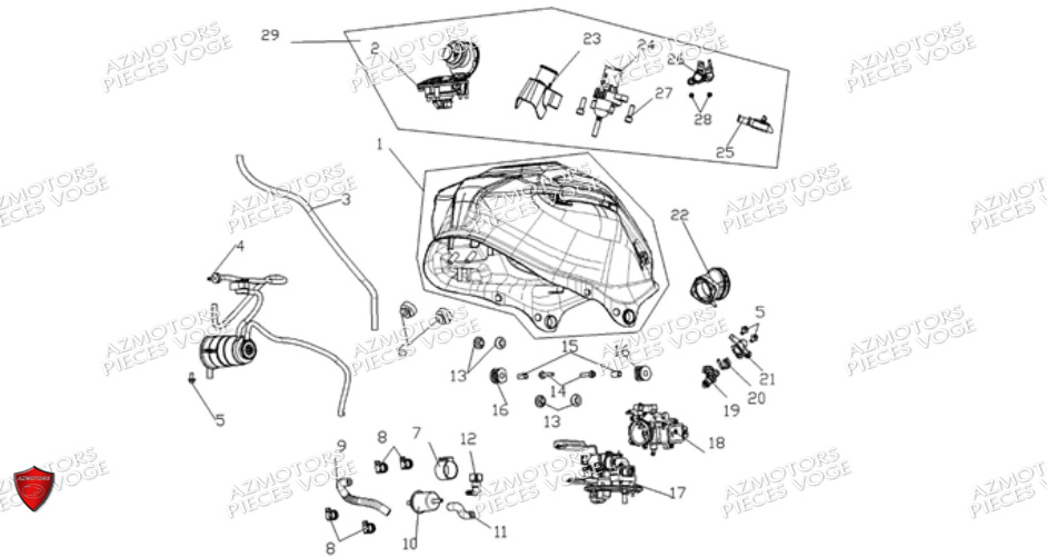 Reservoir De Carburant VOGE Pieces VOGE 300 DS EU V