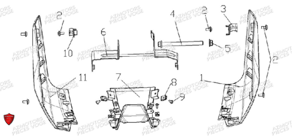 Sabot VOGE Pieces VOGE 300 DS EU V