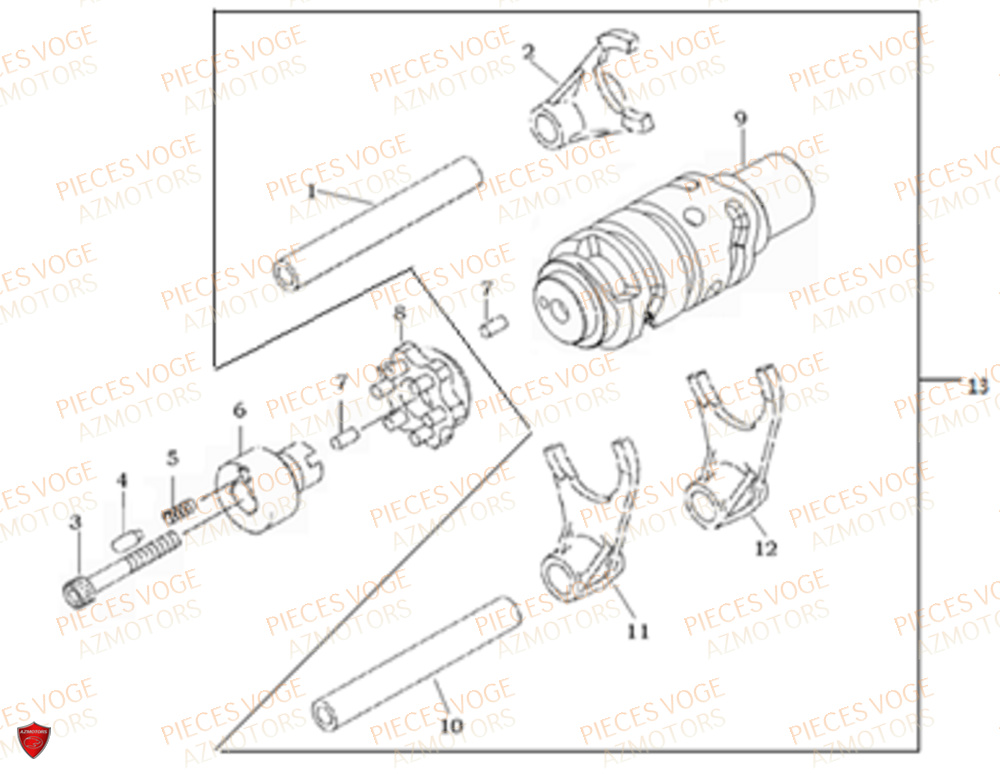 Barillet De Selection VOGE Pieces VOGE 300 R EU IV