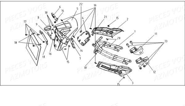LECHE ROUE AR. 300R
VOGE
Pièce VOGE Moto Trail, Piece moto VOGE et quad Loncin Origine constructeur