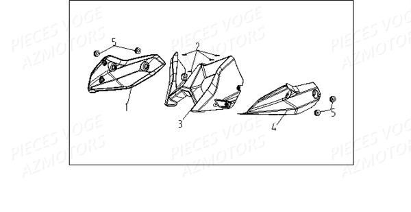 CARENAGES SABOT pour VOGE 300 R