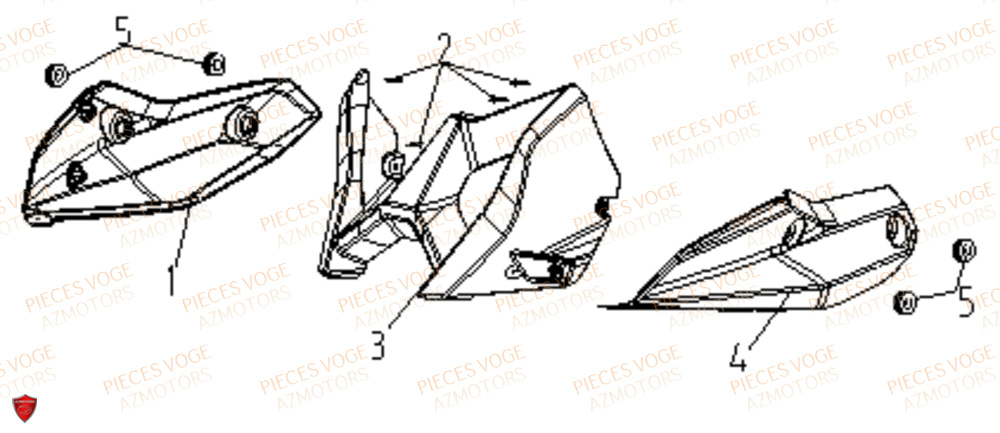 Sabot VOGE Pieces VOGE 300 R EU IV