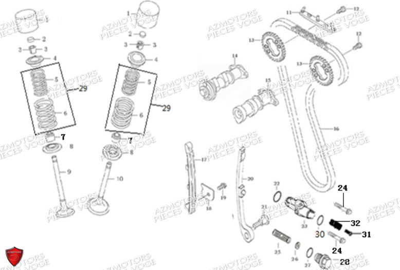 SOUPAPES VOGE VOGE 300 RALLY E5