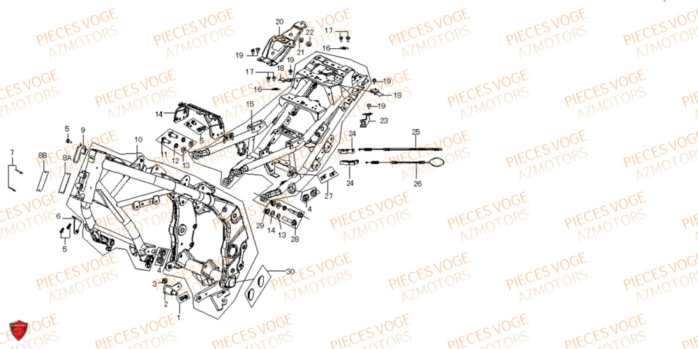 CADRE VOGE VOGE 500 DS