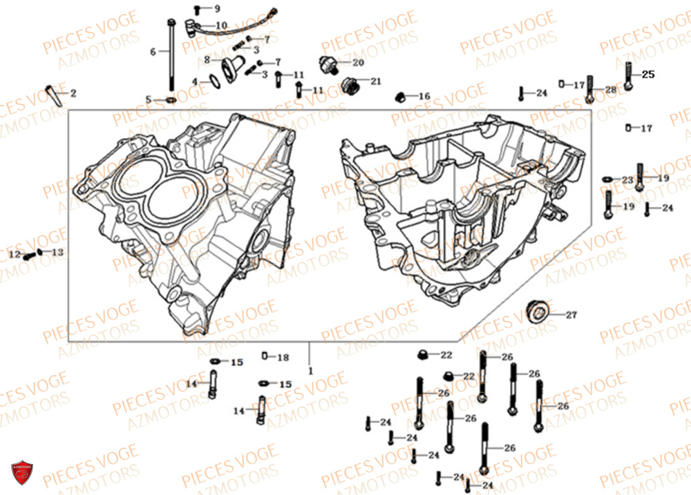 Carters VOGE Pieces VOGE 500 DS EU IV