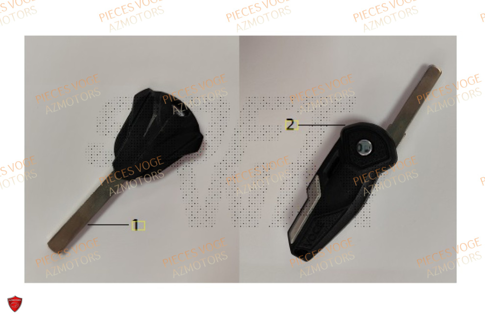 Clefs VOGE Pieces VOGE 500 DS EU IV