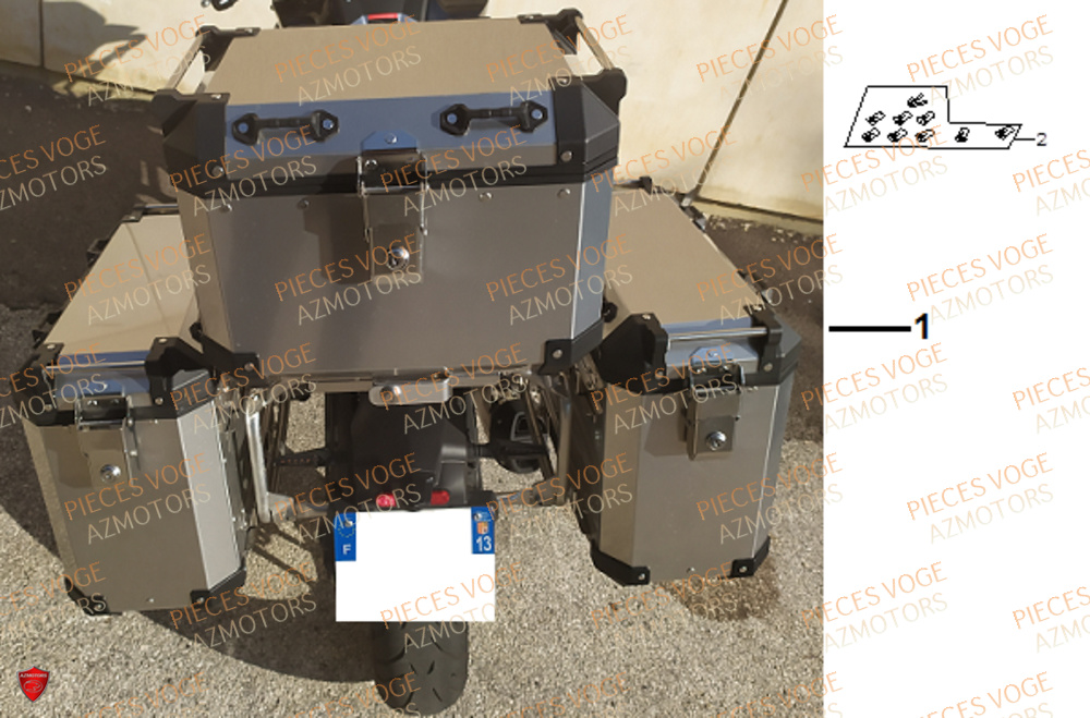 Kit Valises VOGE Pieces VOGE 500 DS EU IV