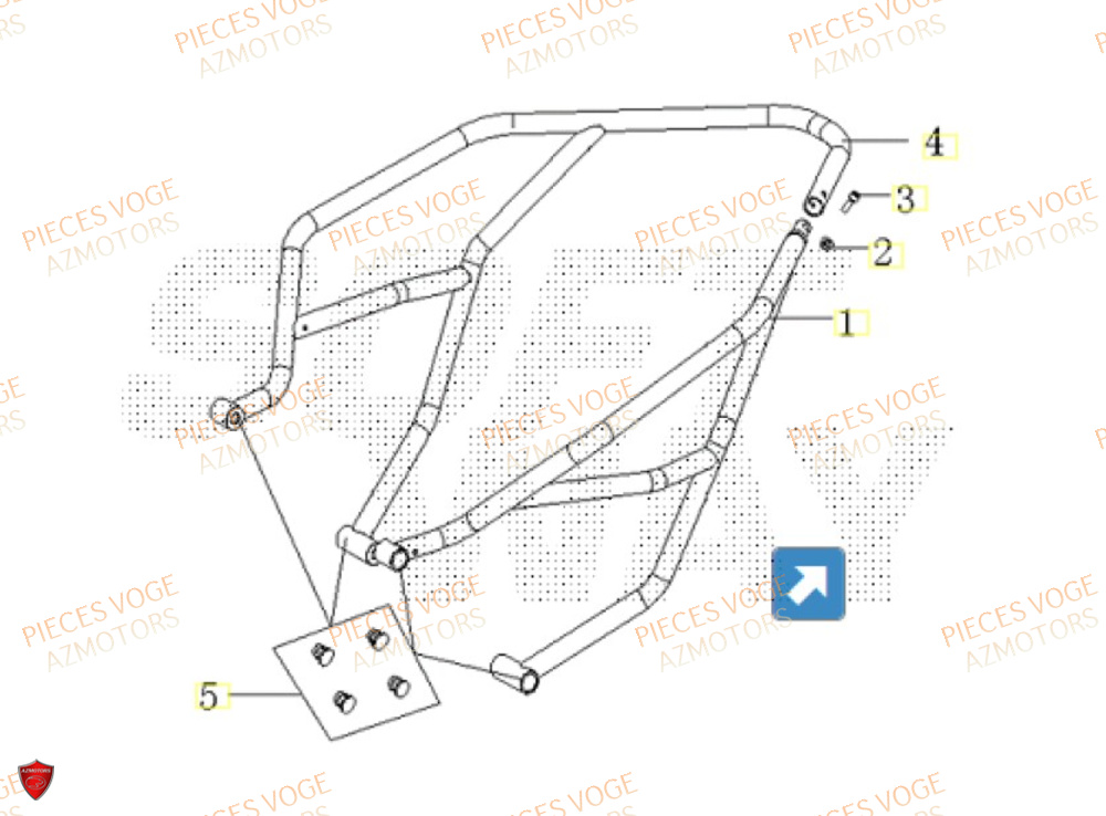Pare Carter VOGE Pieces VOGE 500 DS EU IV