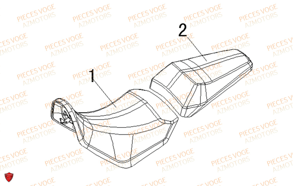 Selle VOGE Pieces VOGE 500 DS EU IV