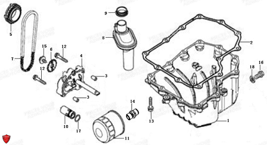 CARTERS D HUILE pour VOGE 500 DSX E5