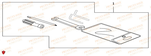 TROUSSE A OUTILS VOGE VOGE 500 DSX E5