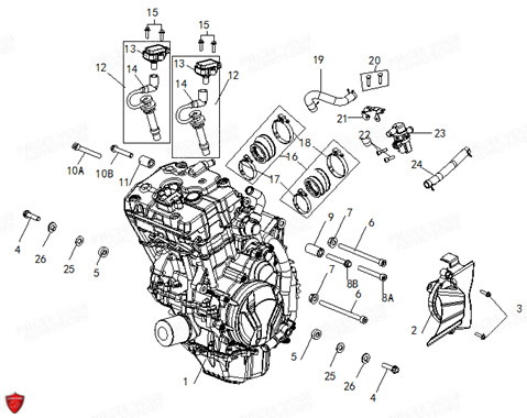 MOTEUR BOBINE pour VOGE 500 DS E5