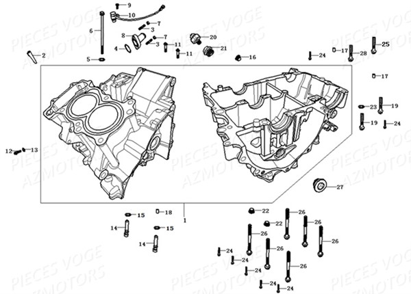 Carters VOGE Pieces VOGE 500 R EU IV