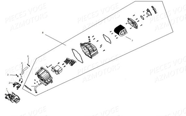 Filtre A Air Corps De Papillon VOGE Pieces VOGE 500 R EU IV
