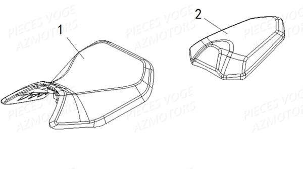 Selle VOGE Pieces VOGE 500 R EU IV
