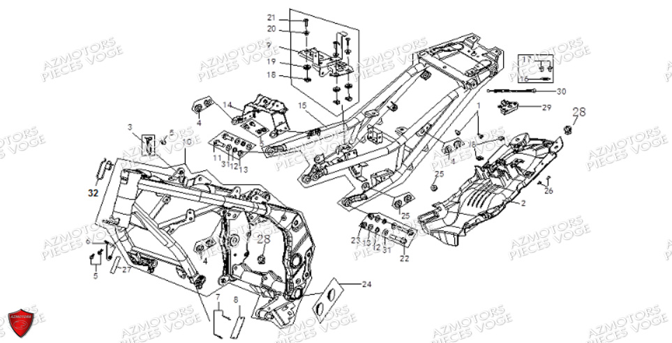 CADRE VOGE VOGE 525 ACX E5