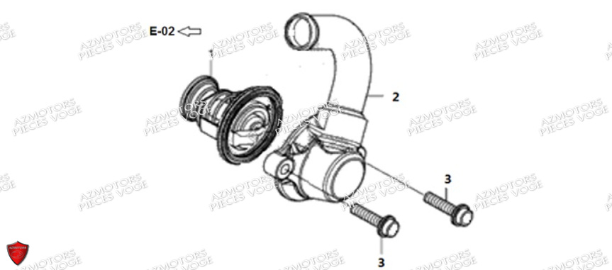 THERMOSTAT VOGE VOGE 525 ACX E5