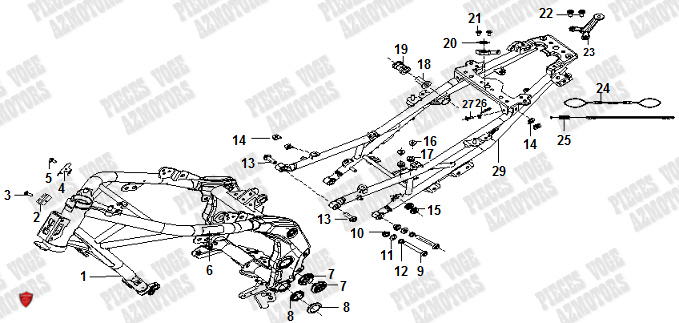 CADRE pour VOGE 525 DSX 2023