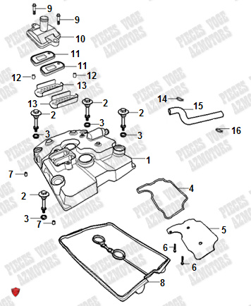 COUVRE CULASSE pour VOGE 525 DSX 2023