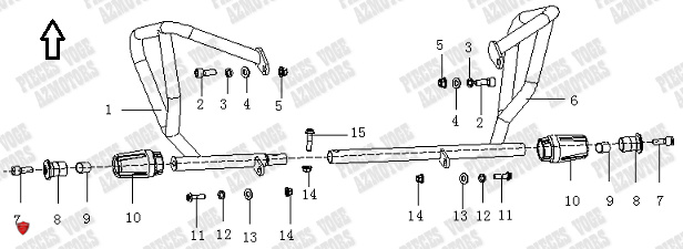 PROTECTION CHASSIS pour VOGE 525 DSX 2023