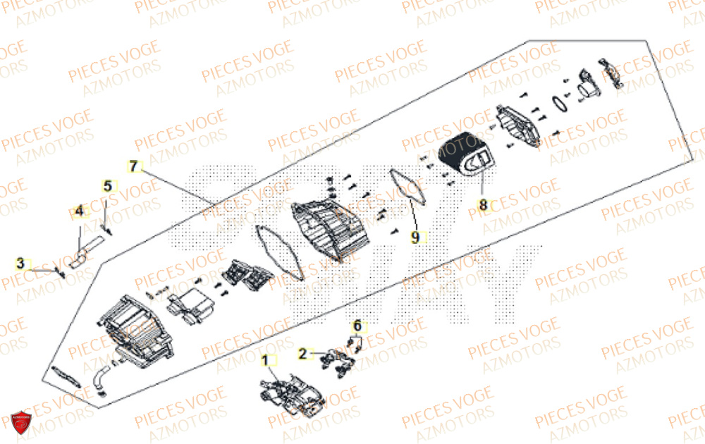 Filtre A Air VOGE Pieces VOGE 525R EURO 5