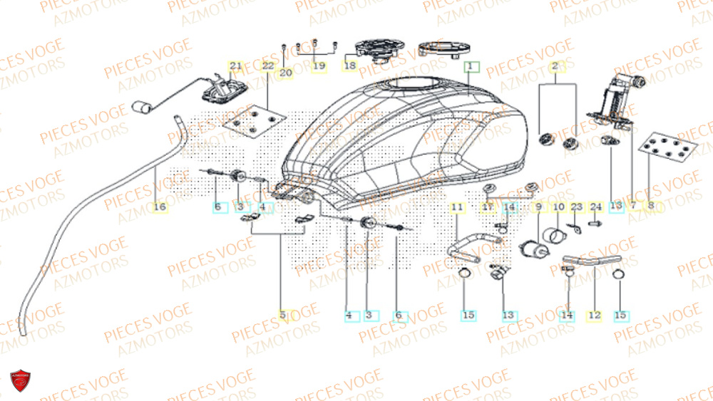 RESERVOIR pour VOGE 525 R E5